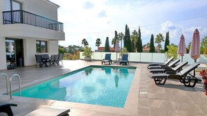 Private pool area offers privacy and is the perfect place to relax.