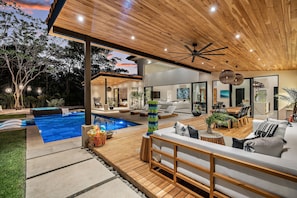 Indoor outdoor living in spaces for the tropical climate