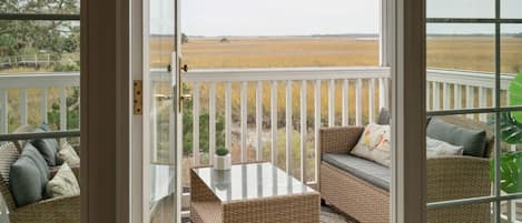 Screen Porch with Marsh Views