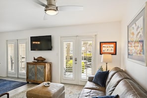 Double Back Doors to Patio