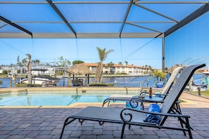 lanai seating area, Cape Coral