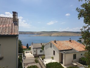 Blick von der Unterkunft