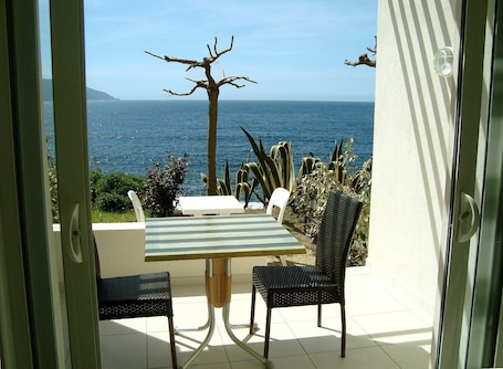 Vue de la terrasse.