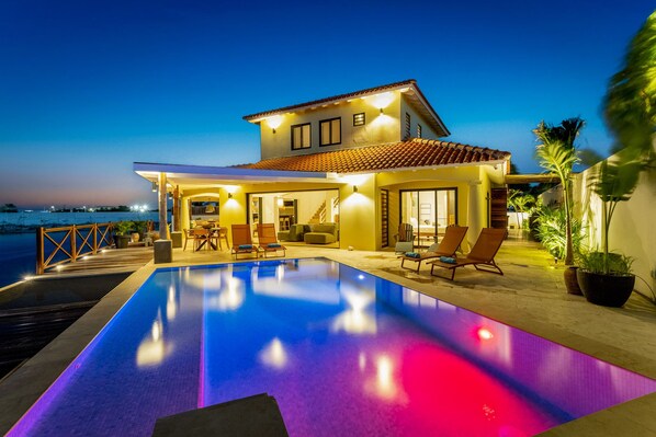 Villa by night