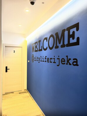 Interior entrance