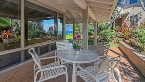 Kapalua Bay Villas #12G5 - Ocean View Dining Lanai - Parrish Maui
