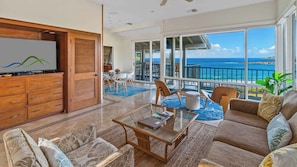 Kapalua Bay Villas #20B4 - Ocean View Living Room - Parrish Maui