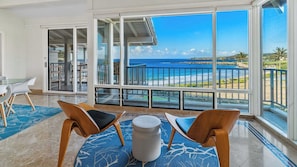Kapalua Bay Villas #20B4 - Ocean View Living Room Seating - Parrish Maui