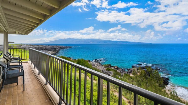 Kapalua Bay Villas #21B2 - Ocean & Molokai View Seating Lanai - Parrish Maui