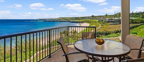 Kapalua Bay Villas #21G2 - Beach View Dining Lanai - Parrish Maui