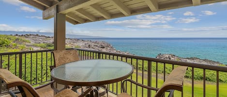Kapalua Bay Villas #30B1 - Ocean & Molokai View Dining Lanai - Parrish Maui