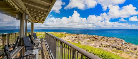 Kapalua Bay Villas #34B2 - Ocean & Molokai View Seating Lanai - Parrish Maui