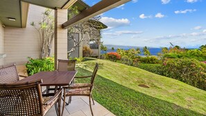 Kapalua Ridge Villas #114 - Ocean View Dining Lanai - Parrish Maui