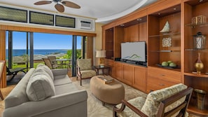 Kapalua Ridge Villas #1511 - Ocean View Living Great Room & Lanai - Parrish Maui