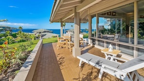 Kapalua Bay Villas #31G1 - Ocean View Dining & Lounging Lanai - Parrish Maui