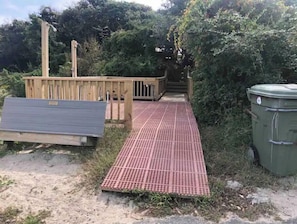 Showers for beach access