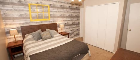 Cozy Bedroom with plenty of storage!