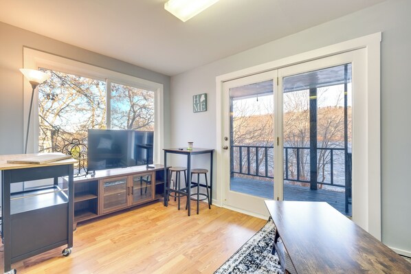 Hallowell Vacation Rental | 1BR | 1BA | 450 Sq Ft | Stairs Required