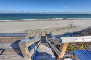 Stairway to the beach.