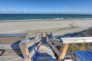 Stairway to the beach.