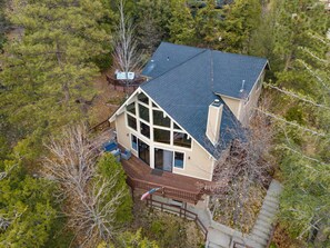 Large home with tons of natural light.