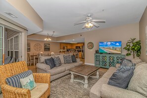 Main Living Space leads to the balcony