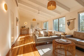 A light and bright interior.