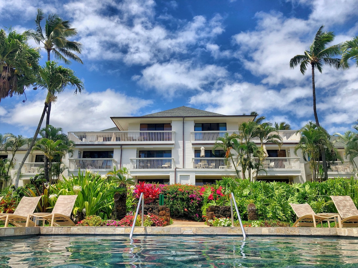 Poipu Kapili 35! Romantic Ocean View Condo w/Pool!