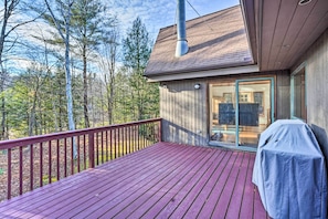 Deck | Wooded Views | Gas Grill