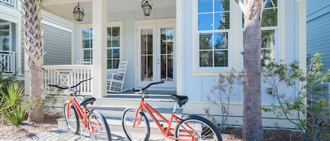 Imagine your days on this front porch. A lazy day ,sipping some sweet tea.