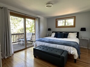 Primary with balcony and views