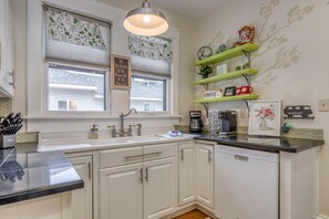 Bright and open kitchen