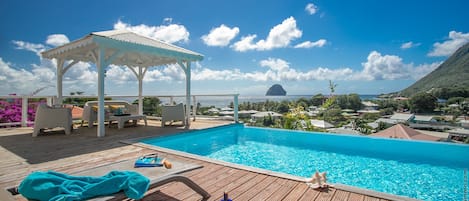 Pour vous faire plonger dans la mer des Caraïbes  à perte de vue ...