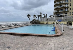 Beachfront pool