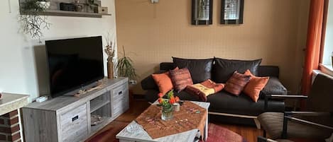 Wohnzimmer mit Schlafcouch (1,60 m)