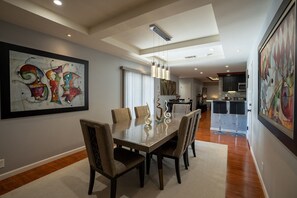 Enjoy great food here in this dining area.