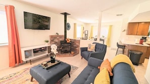 Our bright and inviting gameroom