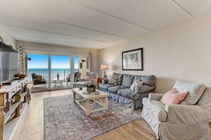 Plenty of Seating for Relaxing with Fourth Floor Ocean Views