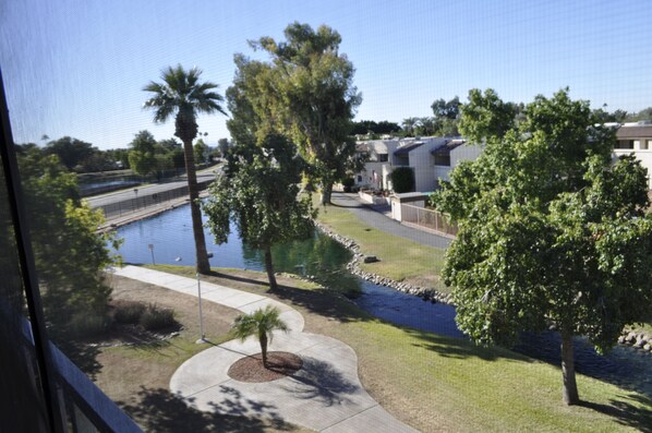 view from balcony