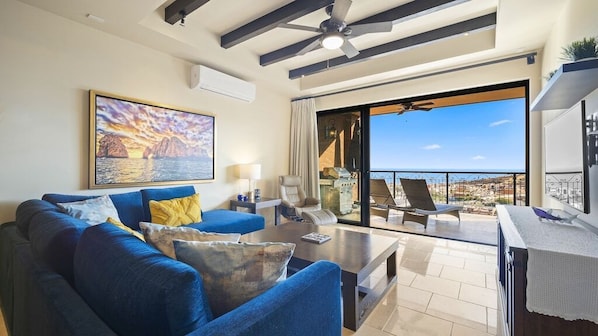 Living Room / Ocean View