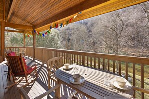 River Side Cabin with Covered Deck