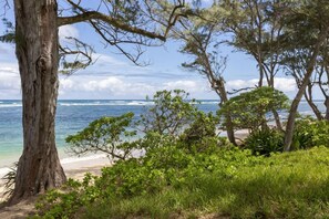 Steps away from the beach