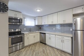 Newly remodeled kitchen.