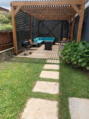 Relax here in the morning and evening
