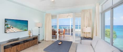 All photos are recent as of January 2023. Enjoy all the comforts of home plus wraparound ocean views.