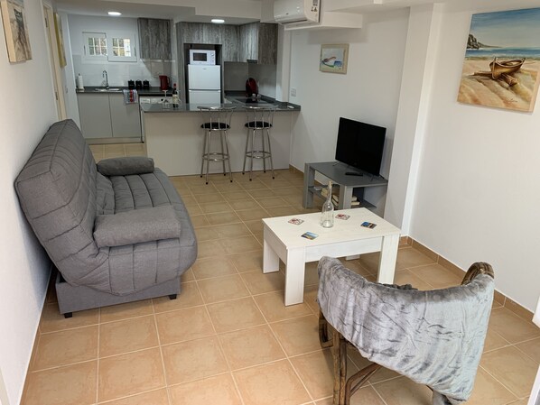 Open plan living space 