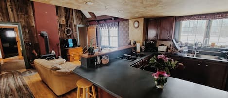 Kitchen and main living space