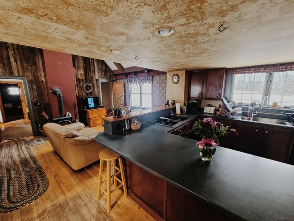 Kitchen and main living space