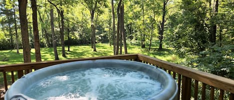 hot tub is waiting