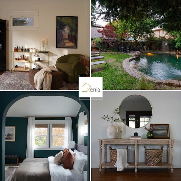 Your Vintage Retreat with Pool, King Beds & Coffee Bar